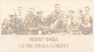 Testo alternativo RESIST-ENZA LA VIA DELLA LIBERTA'